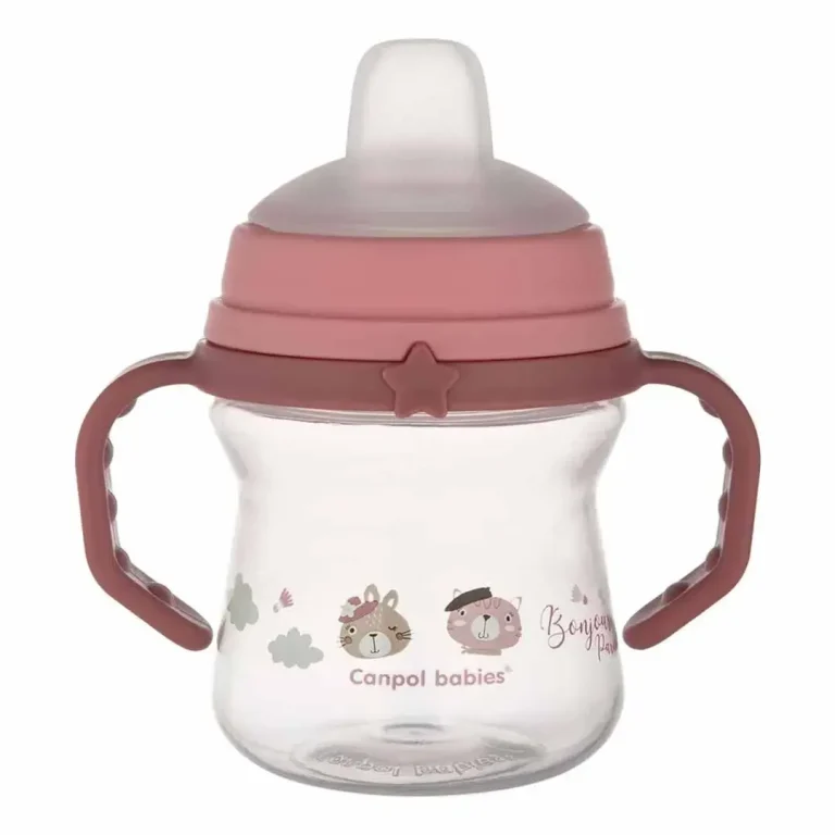 Поильник Canpol babies с силиконовым носиком FirstCup Bonjour paris 150 мл 6+ мес