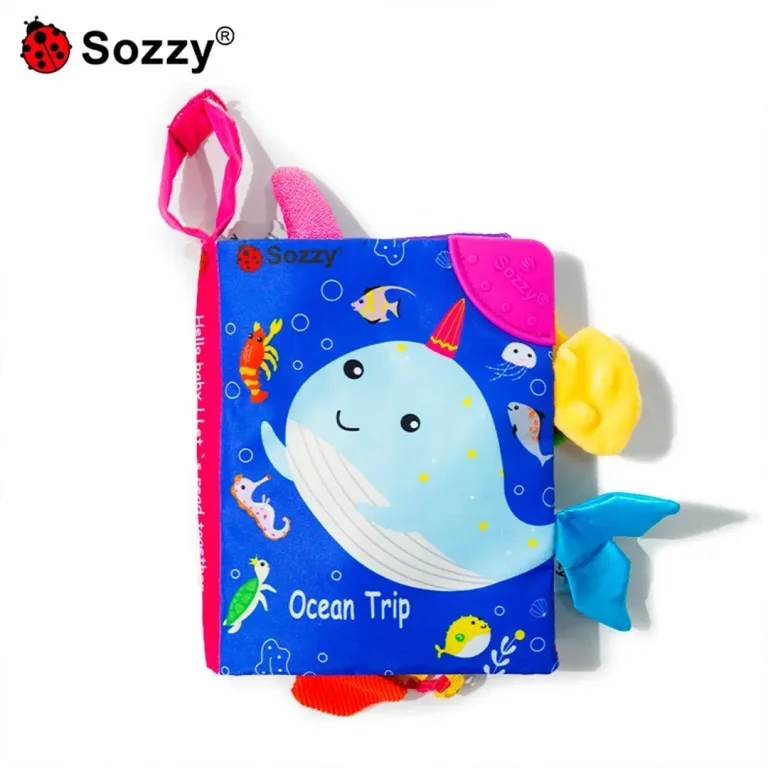 Книжка-шуршалка Sozzy Ocean Trip Синий