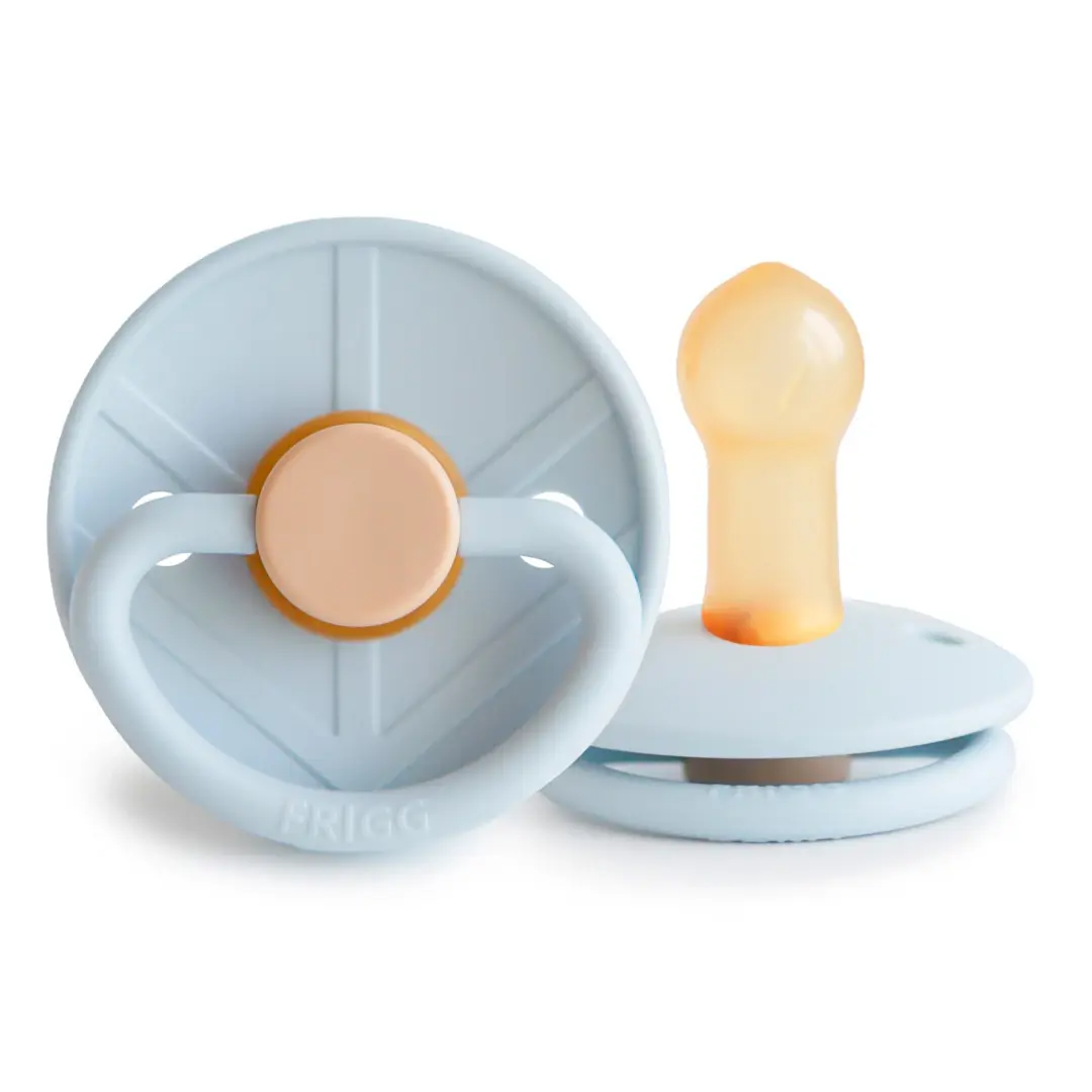 Пустышка FRIGG Little Viking Latex Knud Powder Blue 0-6 мес