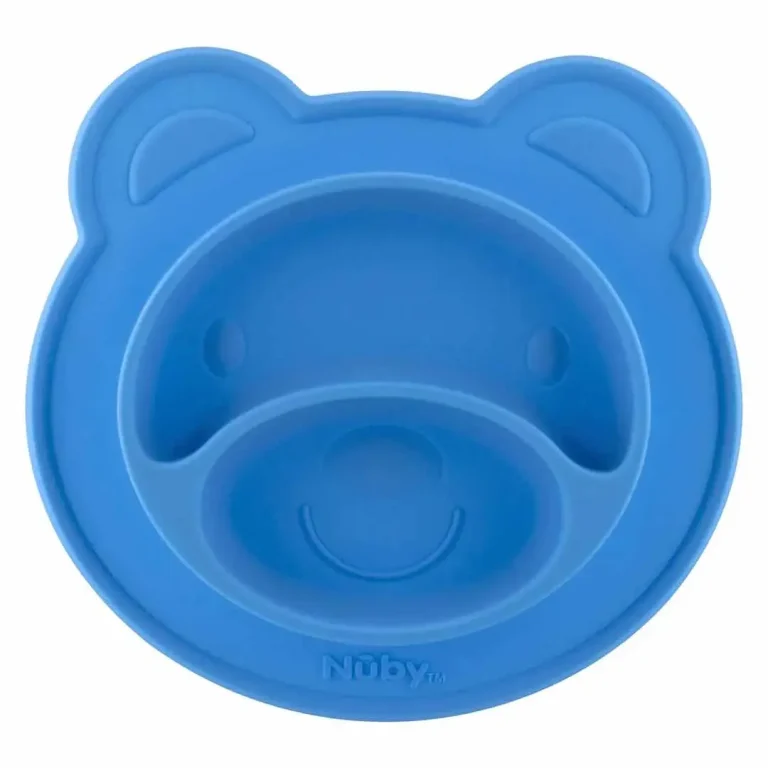Тарелка силиконовая двухсекционная Nuby