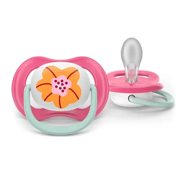 Пустышка Philips Avent Ultra Air Happy Цветочек Божья коровка SCF080/27 6-18мес 2 шт