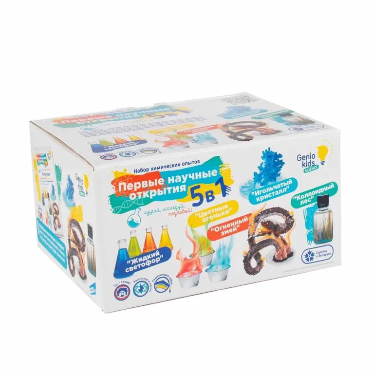 Набор для опытов Genio kids Первые научные открытия