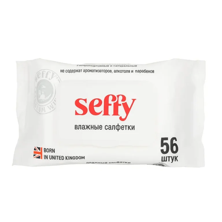 Влажные салфетки Seffy 56 шт