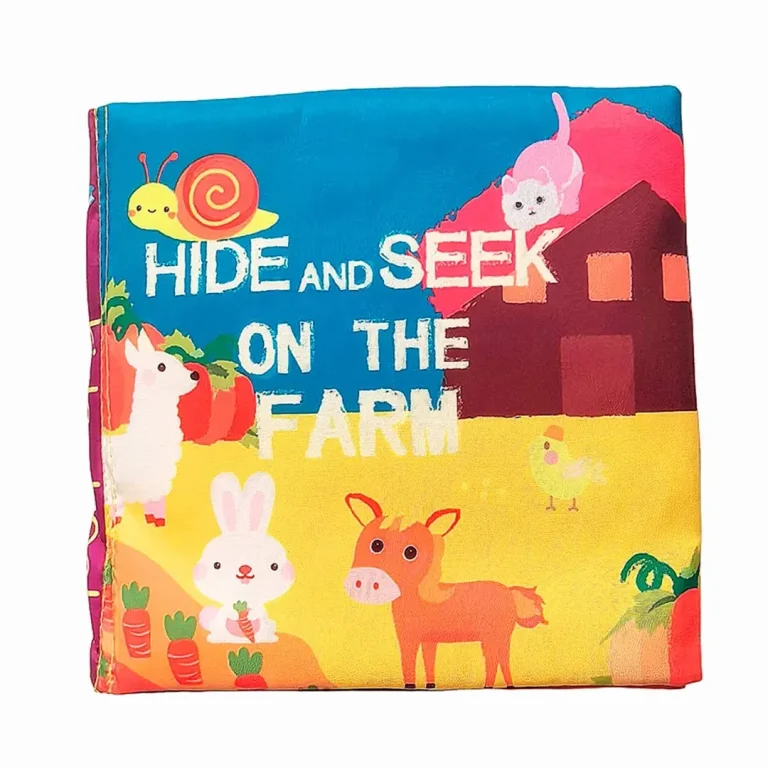 Книжка-шуршалка kidsbooks Hide and seek on the farm