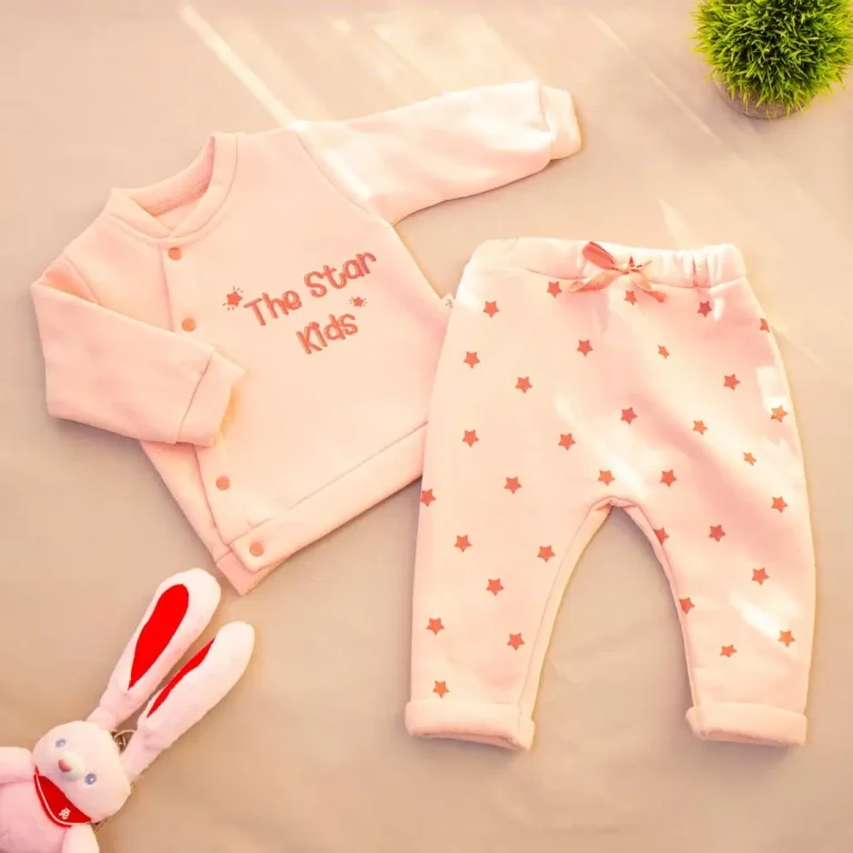 Комплект 2ка flexi The Star Kids кофта + штаны Розовый