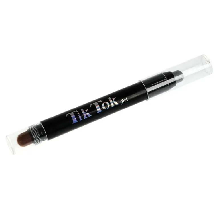 Тени для век с кисточкой TIK TOK GIRL Серый