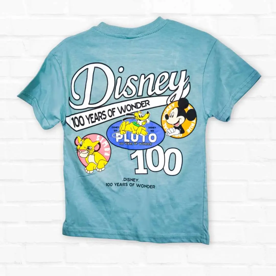 Комплект 2ка ZARA Disney Mickey Mouse & Friends футболка + шорты Ментоловый