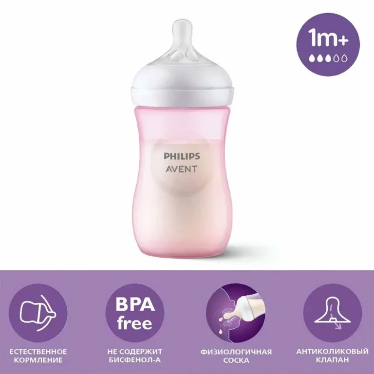 Пластиковая бутылочка Philips Avent Natural Response 260мл. 1+мес. SCY903/11