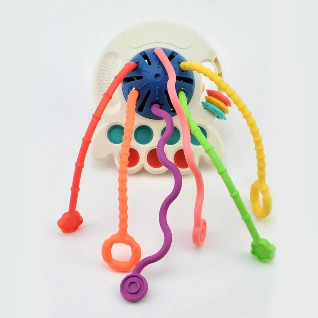 Развивающая игрушка-тянучка Pull String Toy 4в1