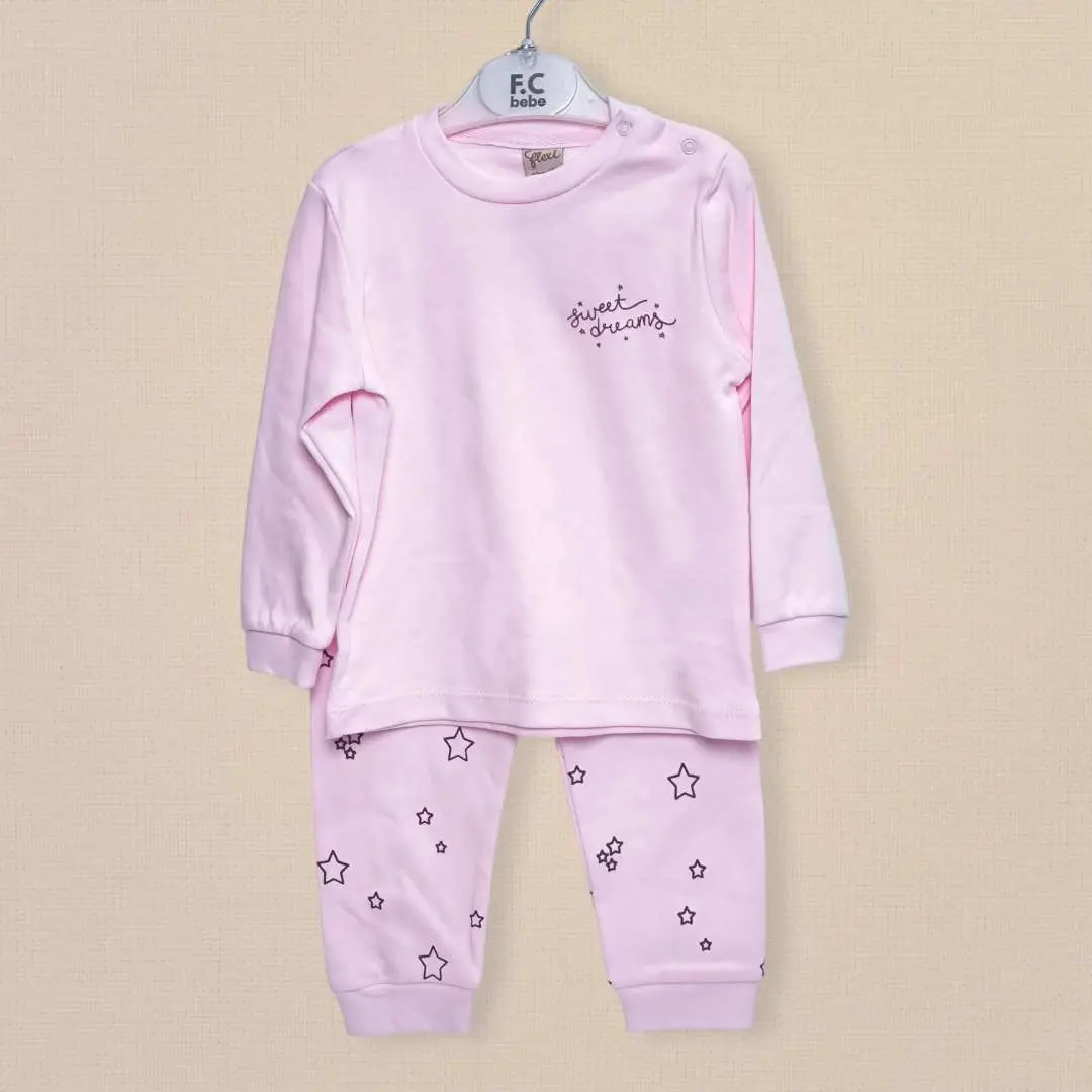Пижама Flexi Sweet dreams Звезды Розовый