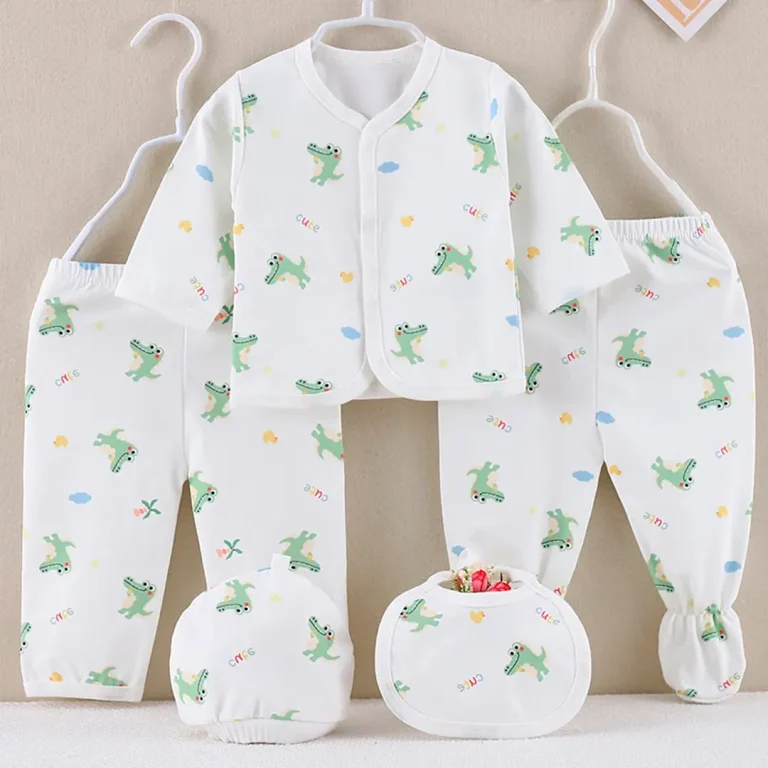 Комплект 5ка Cute Крокодил Белый