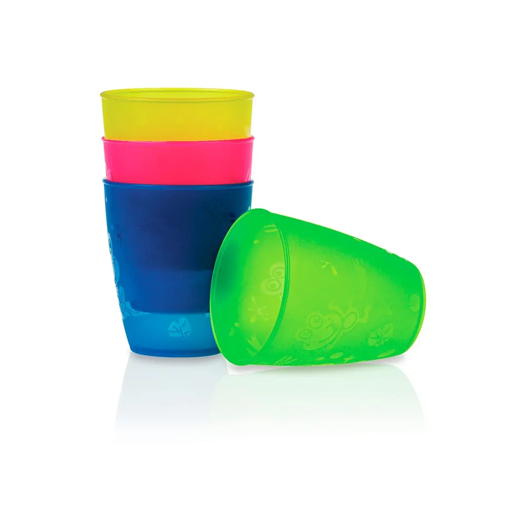 Nuby Набор детских Стаканов Drinking Tumblers 4 шт