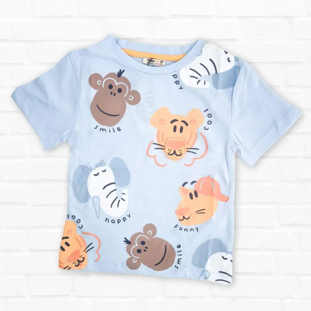 Футболка Tuffy Животные Голубой