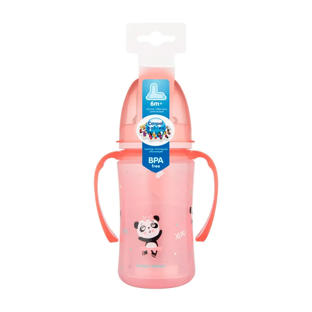 Поильник Canpol Babies EasyStart 240 мл. 6+ мес. панда