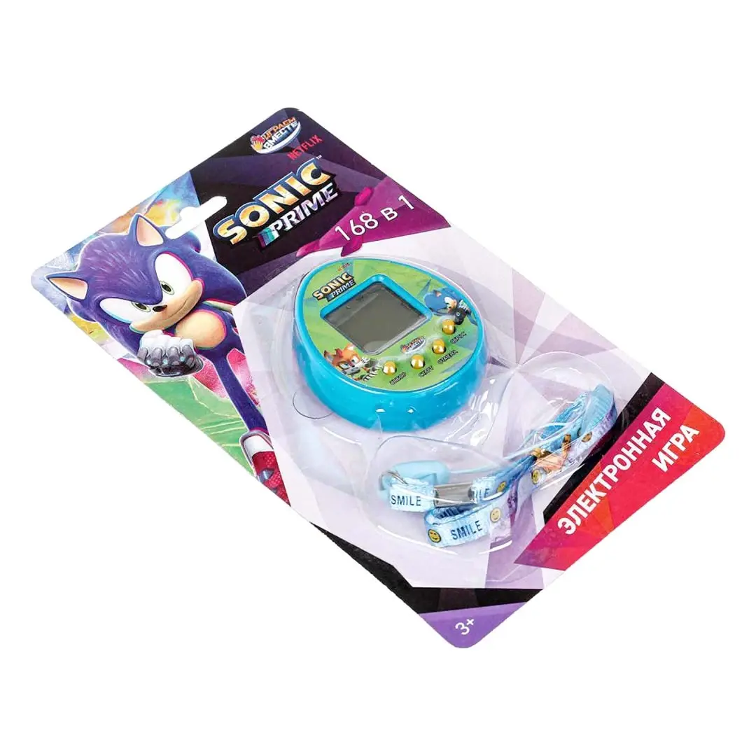 Электронная логическая игра Sonic блистер