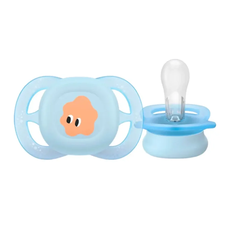 Пустышка Philips Avent Ultrastart Смайлики Клякса 0-2 мес 2 шт