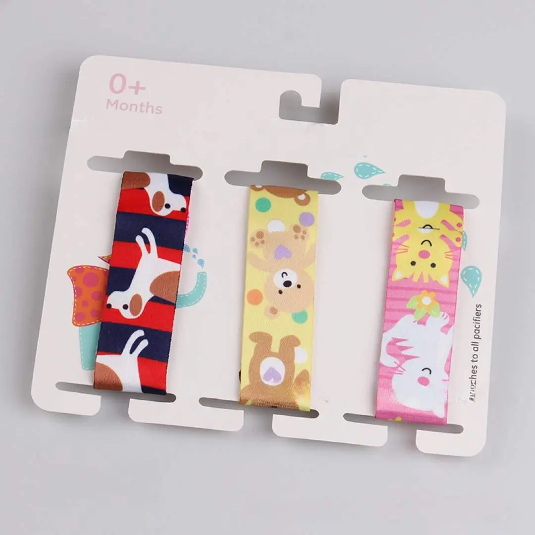 Комплект держателей на прищепке Paci Holder Собака, Медведь, Кот 3 шт