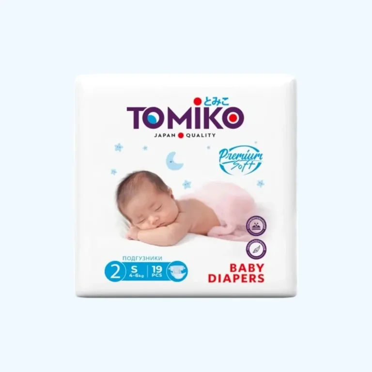 Подгузники Tomiko Premium 2 S (4-6 кг) 19 шт