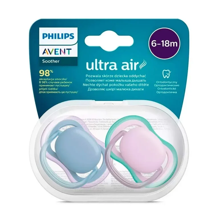 Пустышка Philips Avent Ultra Air 6-18 мес 2 шт