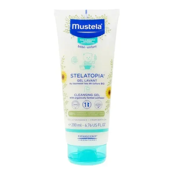 Гель для купания Mustela ультра нежное очищение без мыла “STELATOPIA”, 200 мл