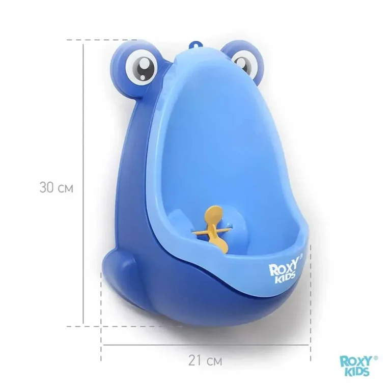 Писсуар для мальчиков ROXY-KIDS Лягушка с прицелом Голубой 12+ мес