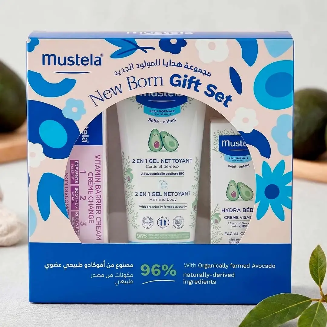 Подарочный набор Mustela для новорождёного 3 в 1