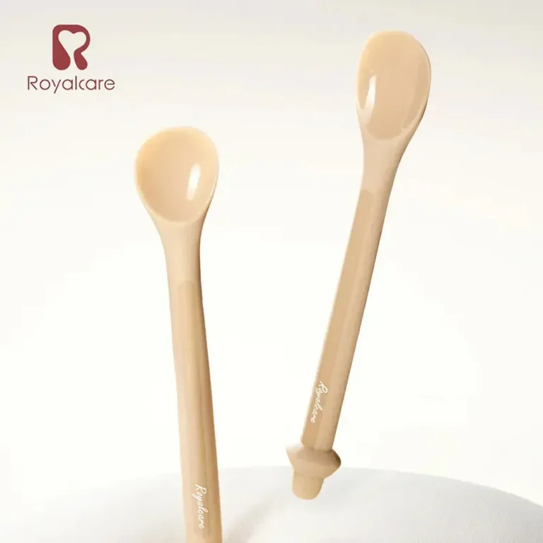 Набор силиконовых ложек Royalcare 0+ мес Бежевый