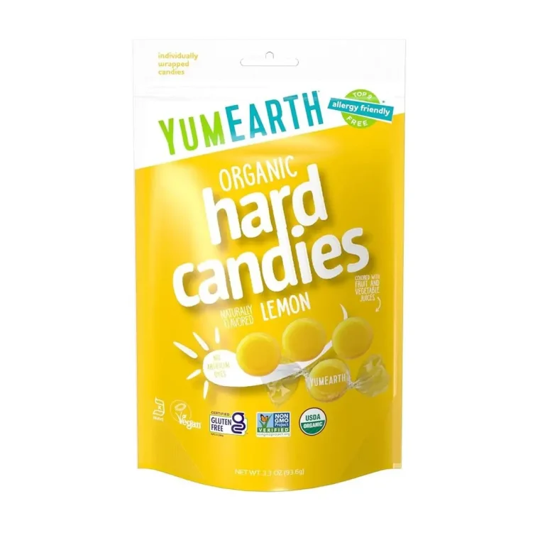 Органические конфеты YumEarth Hard candies со вкусом лимона 93.6 г