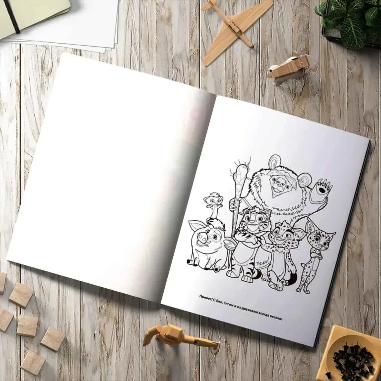 Книжка раскраска Мульт