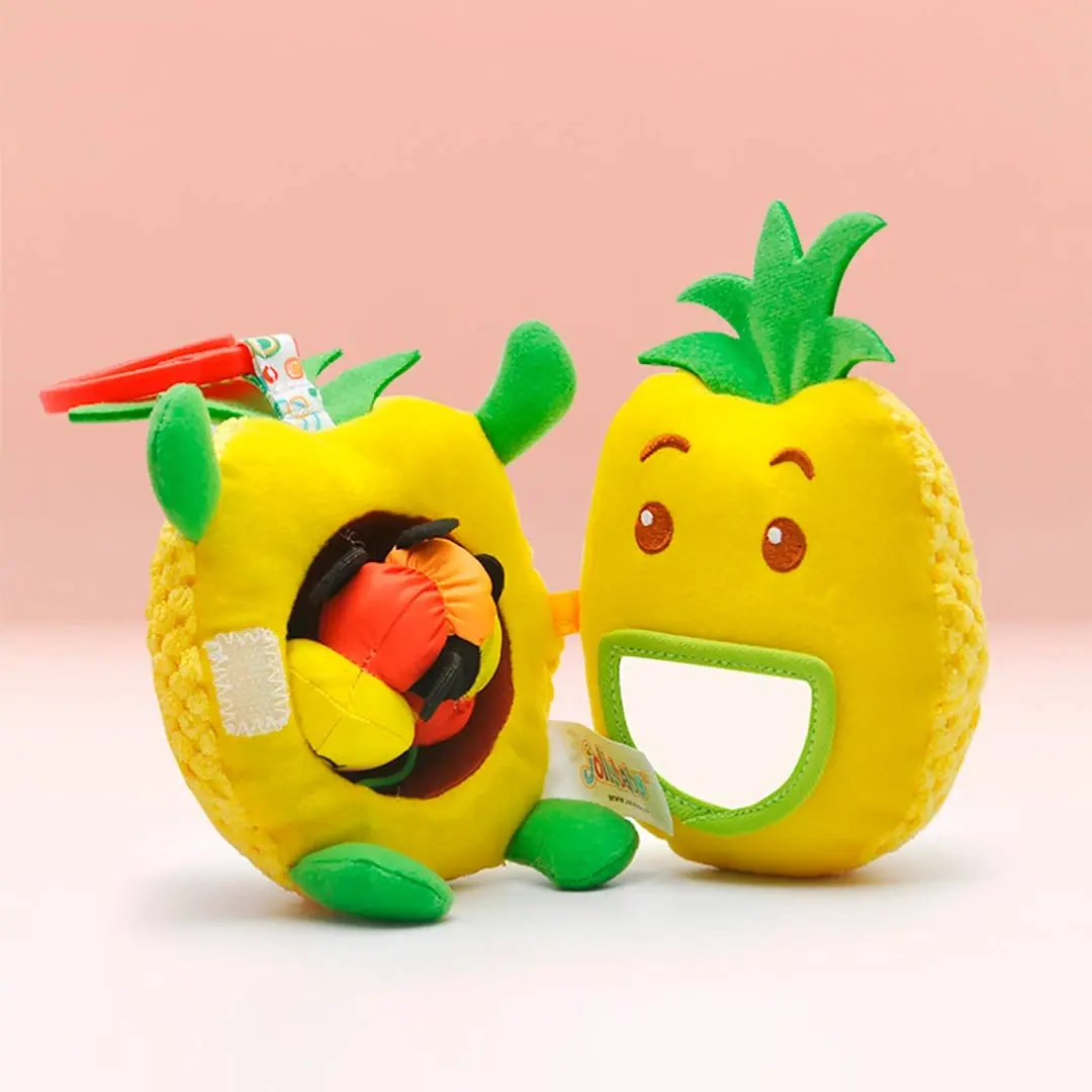 Развивающая мягкая подвеска Jolly Baby Ananas 0+ мес