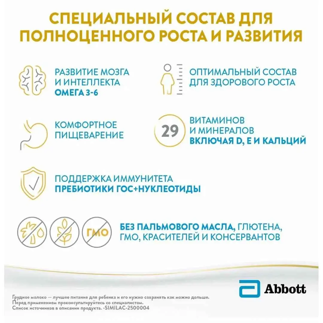 Смесь Similac Classic 1 0-6 мес 400 гр