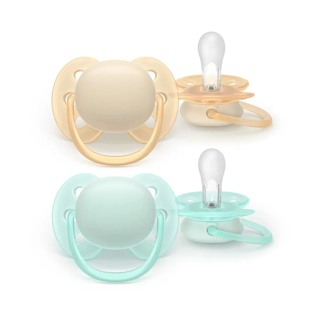 Пустышка Philips Avent Ultra Soft 0-6 мес 2 шт SCF091/40