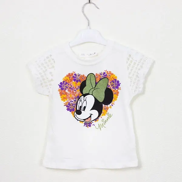 Футболка с коротким рукавом Зара Minnie Dantelli