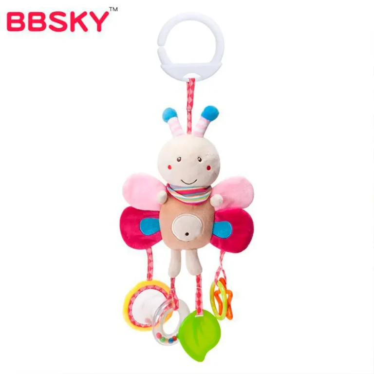 Мягкая погремушка подвеска BB Sky Бабочка