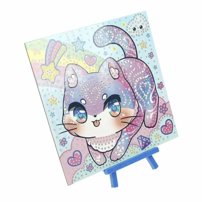 Алмазная мозаика Котик 1000+ деталей