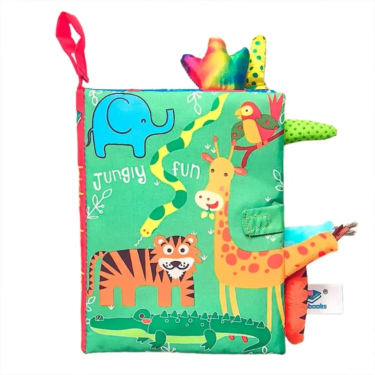 Книжка-шуршалка kidsbooks Jungiy fun Зеленый