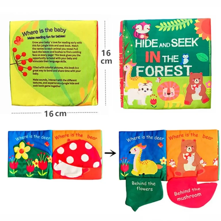 Книжка-шуршалка kidsbooks Hide and seek in the forest