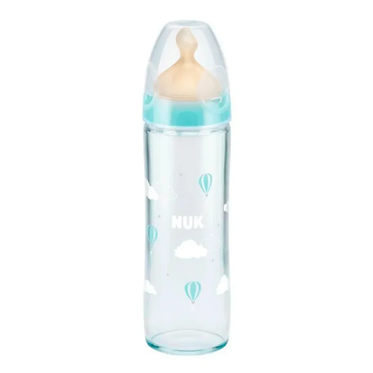 Стеклянная бутылочка NUK First Choice+ 240 мл 0-6 мес Латекс
