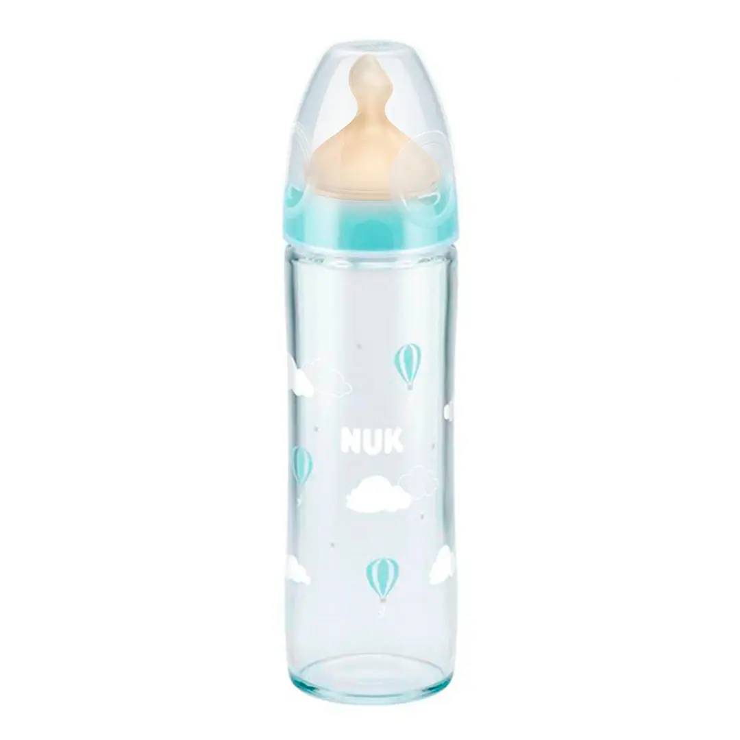 Стеклянная бутылочка NUK First Choice+ 240 мл 0-6 мес Латекс