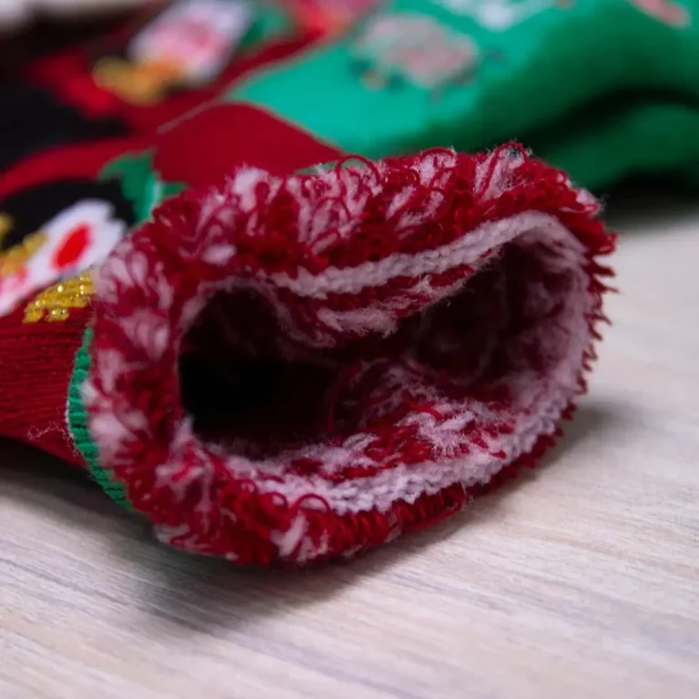 Набор новогодних носков в игрушке Defne Baby 3 пары Елочка Санта Горошек