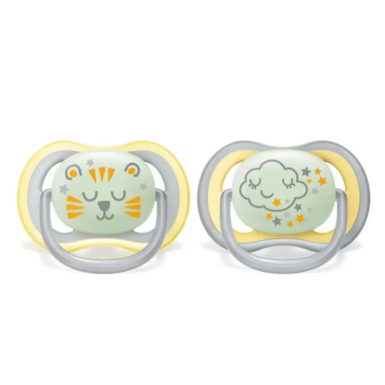 Пустышка Philips Avent Ultra Air Nighttime Звездный тигренок 18+ мес 2 шт