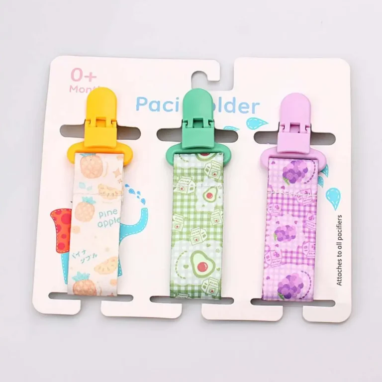 Комплект держателей на прищепке Paci Holder Авокадо, Ананас, Виноград 3 шт