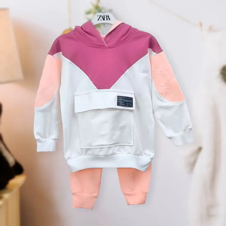 Комплект 2ка ZARA с карманом худи + штаны Белый