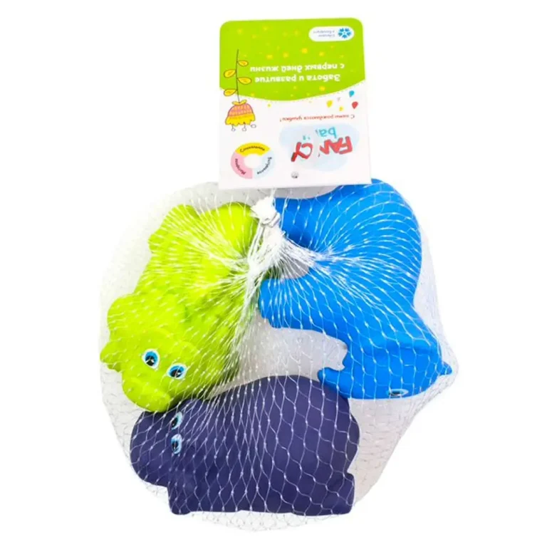 Набор игрушек для ванной Fancy Baby Радостное купание 3 шт
