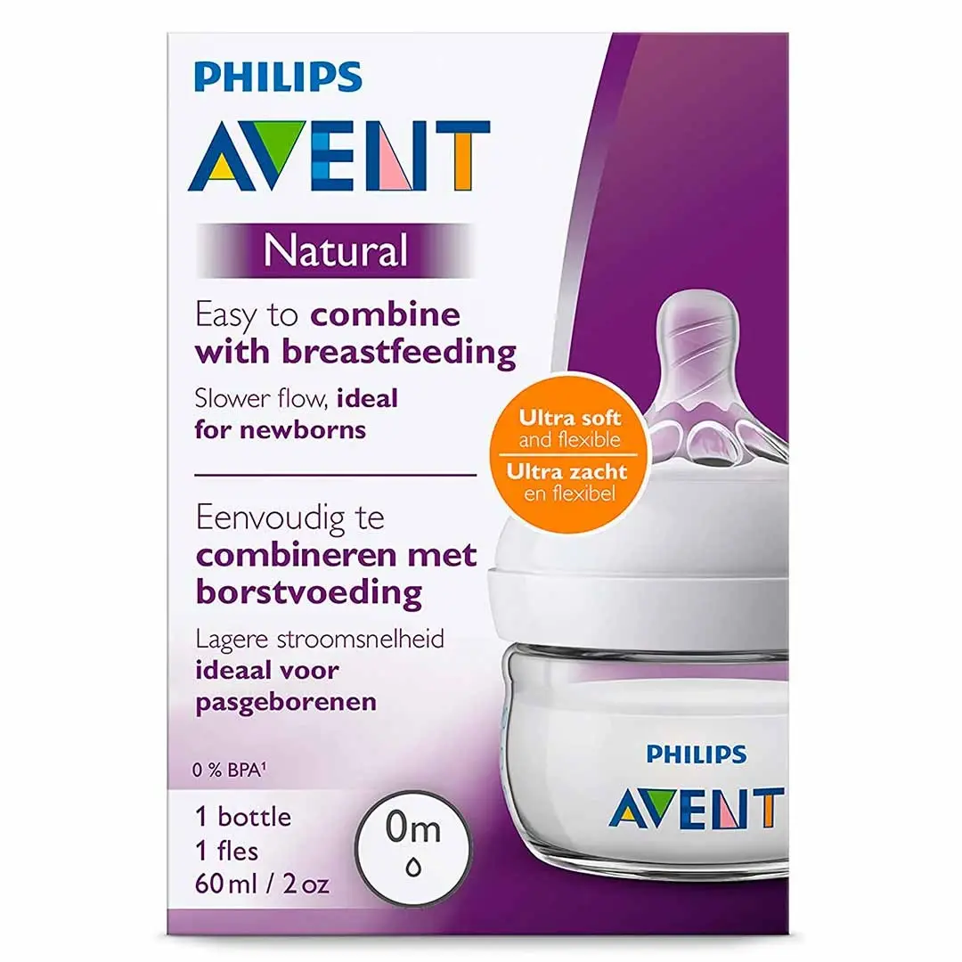 Бутылочка Philips Avent Natural 0+ мес 60 мл