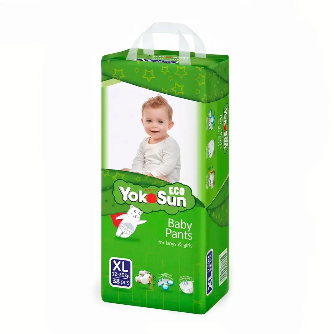 Трусики-подгузники YokoSun Eco XL (12-20 кг) 38 шт