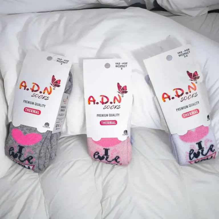 Термо колготки A.D.N Socks I love you Серый
