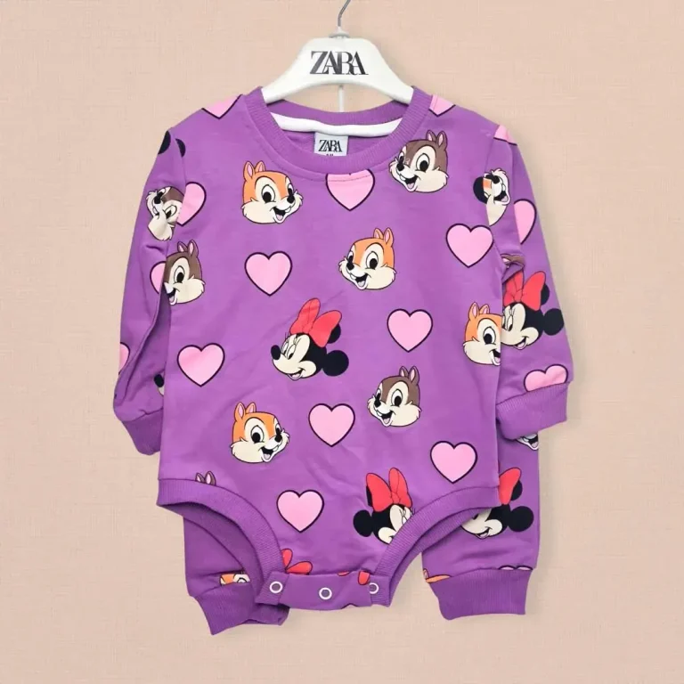 Комплект 2ка ZARA Disney боди + штаны Сиреневый