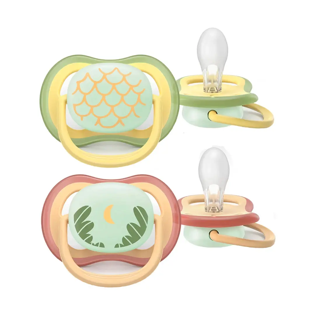 Пустышка Philips Avent Ultra air nighttime Чешуя месяц SCF376/27 0-6 мес 2 шт