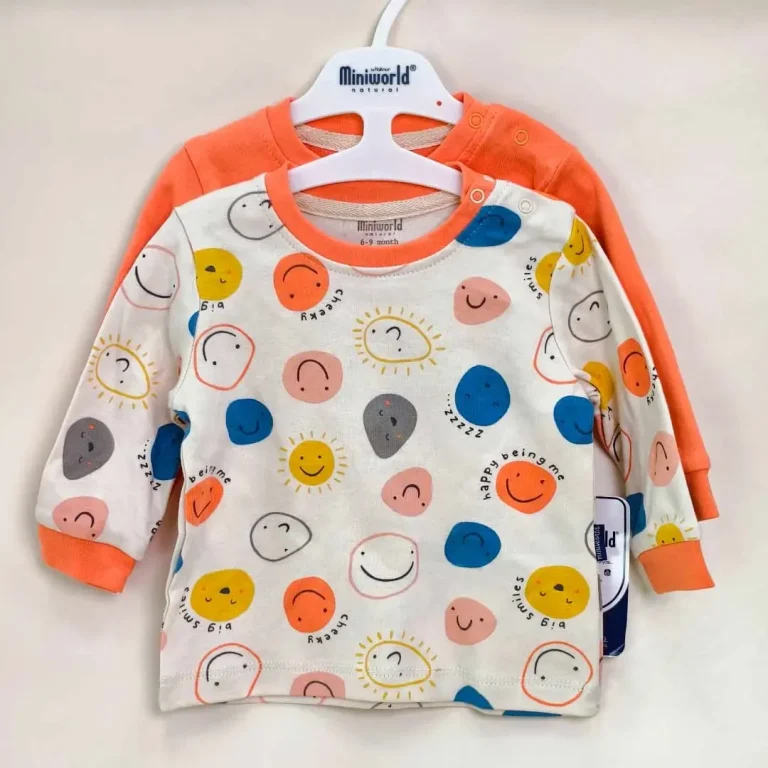 Кофточки Miniworld happy being me Оранжевый 2 шт